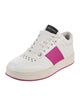 Jimmy Choo Leather Colorblock Pattern Sneakers