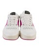 Jimmy Choo Leather Colorblock Pattern Sneakers