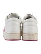 Jimmy Choo Leather Colorblock Pattern Sneakers