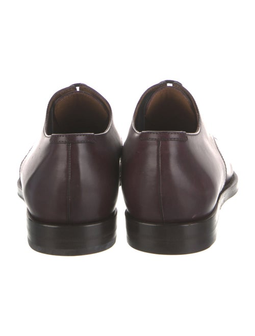 Jimmy Choo Leather Studded Accents Oxfords