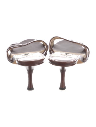 Jimmy Choo Leather Slides