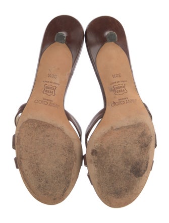 Jimmy Choo Leather Slides