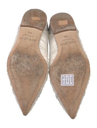 Jimmy Choo Mesh Mesh Accents Ballet Flats