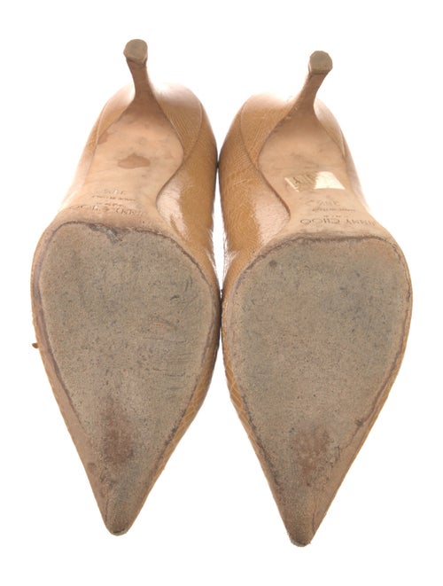 Jimmy Choo Embossed Leather Pumps