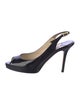 Jimmy Choo Patent Leather Slingback Sandals