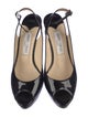 Jimmy Choo Patent Leather Slingback Sandals