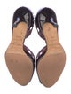Jimmy Choo Patent Leather Animal Print Sandals