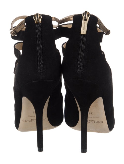 Jimmy Choo Leather Cutout Accent D'Orsay Pumps