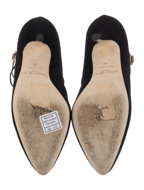 Jimmy Choo Leather Cutout Accent D'Orsay Pumps