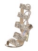 Jimmy Choo Suede Braided Accents Gladiator Sandals
