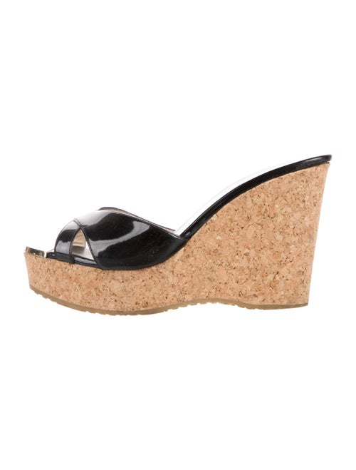 Jimmy Choo Patent Leather Slides