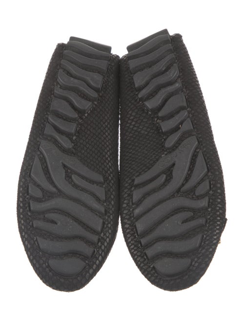 Jimmy Choo Leather Studded Accents Flats