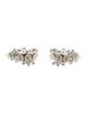 Jimmy Choo Faux Pearl & Crystal Clip-On Earrings