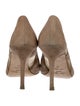 Jimmy Choo Suede Mesh Accents Pumps