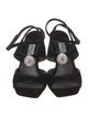 Jimmy Choo Velvet Crystal Embellishments Slingback Sandals