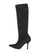 Jimmy Choo Suede Leather Trim Embellishment Boots