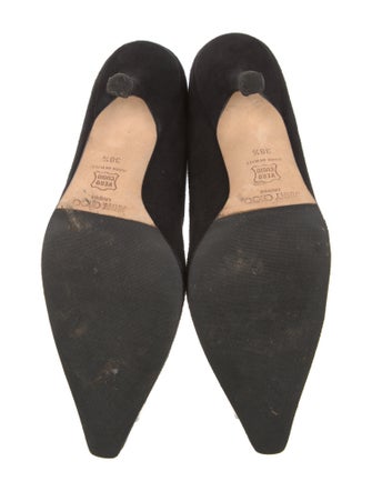 Jimmy Choo Suede Leather Trim Embellishment Boots