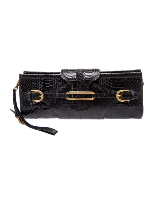 Jimmy Choo Python Clutch