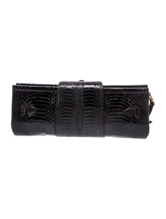 Jimmy Choo Python Clutch