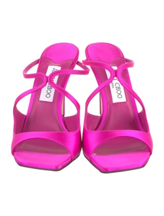 Jimmy Choo Satin Slides