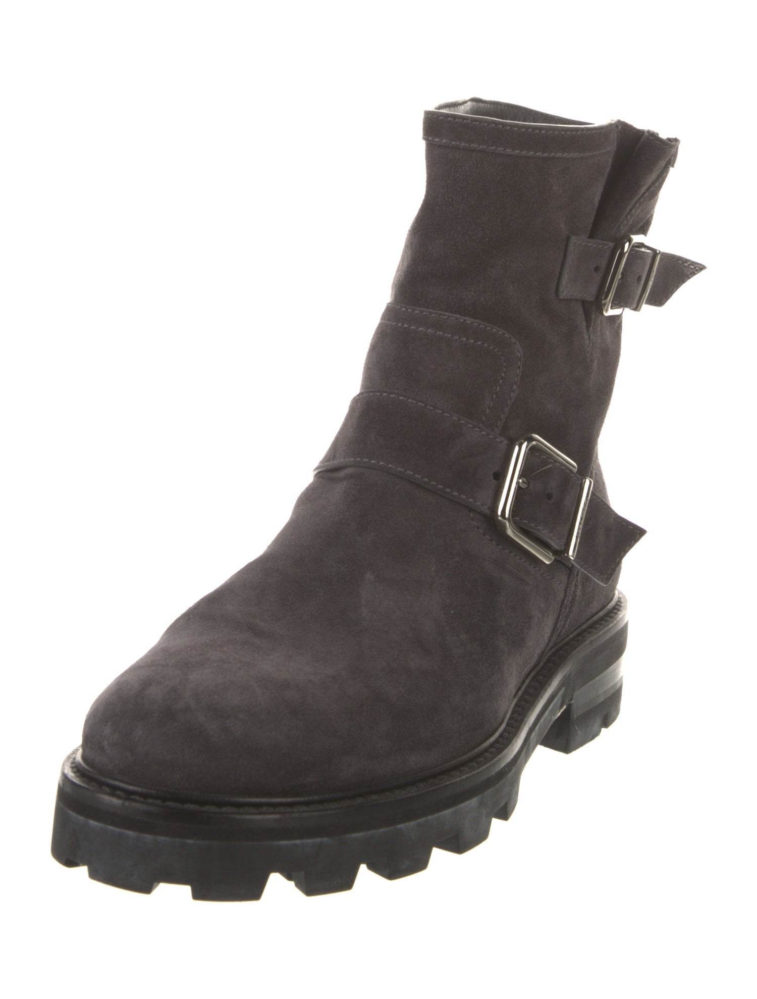 Jimmy Choo Suede Moto Boots