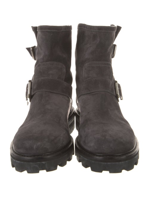 Jimmy Choo Suede Moto Boots