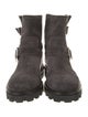 Jimmy Choo Suede Moto Boots