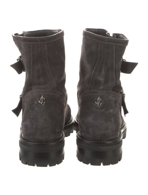 Jimmy Choo Suede Moto Boots