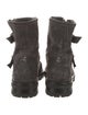 Jimmy Choo Suede Moto Boots