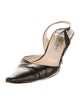 Jimmy Choo Leather Slingback Pumps