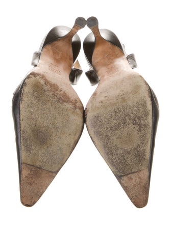 Jimmy Choo Leather Slingback Pumps