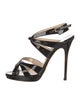 Jimmy Choo Patent Leather Leather Trim Embellishment Pumps