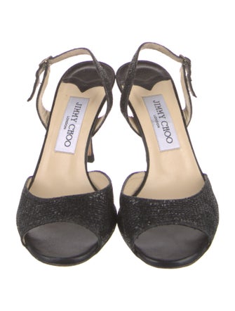 Jimmy Choo Glitter Slingback Pumps