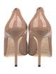 Jimmy Choo Patent Leather Leather Trim Embellishment Pumps