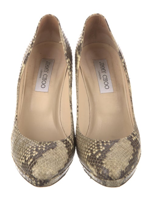 Jimmy Choo Snakeskin Animal Print Pumps