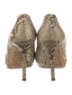 Jimmy Choo Snakeskin Animal Print Pumps