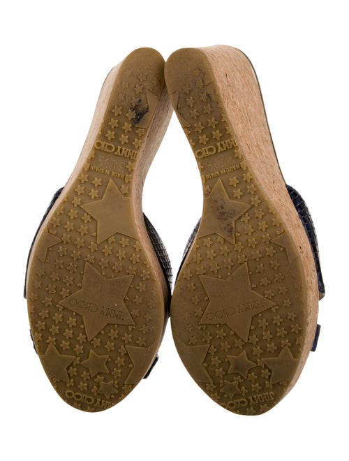 Jimmy Choo Leather Slides