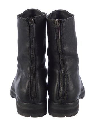 Jimmy Choo Leather Combat Boots