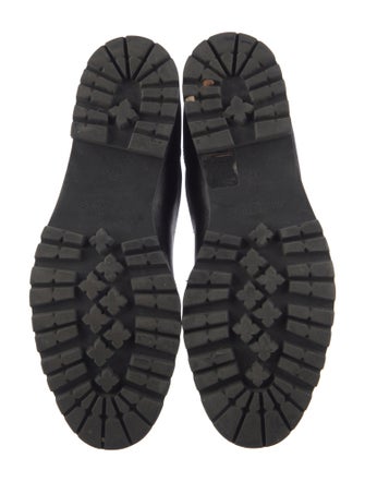 Jimmy Choo Leather Combat Boots