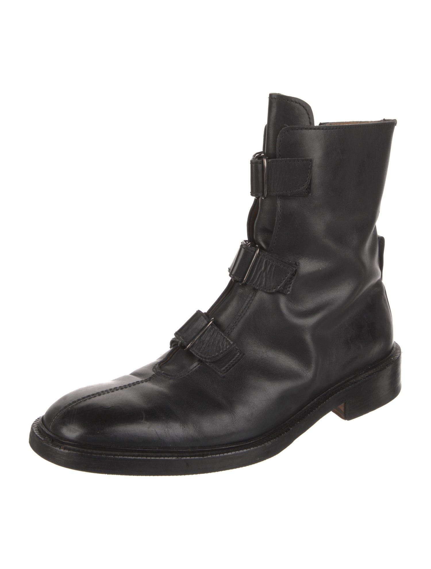 Jimmy Choo Leather Combat Boots