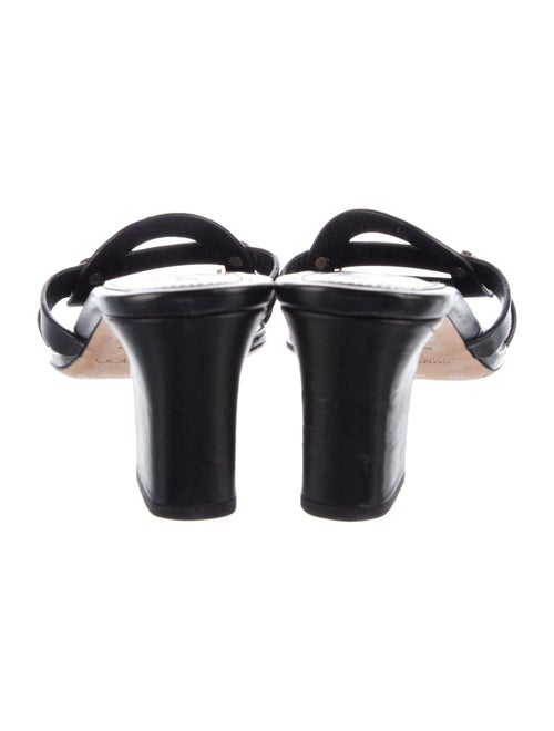 Jimmy Choo Leather Studded Accents Slides