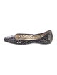 Jimmy Choo Patent Leather Lasercut Accents Flats