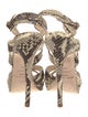 Jimmy Choo Snakeskin Animal Print Sandals