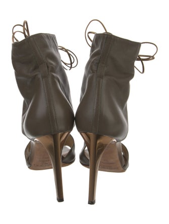 Jimmy Choo Leather Lace-Up Boots