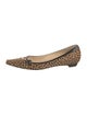Jimmy Choo Ponyhair Animal Print Flats