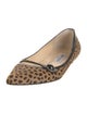 Jimmy Choo Ponyhair Animal Print Flats