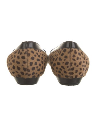 Jimmy Choo Ponyhair Animal Print Flats