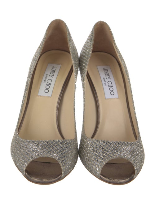 Jimmy Choo Glitter Glitter Accents Pumps