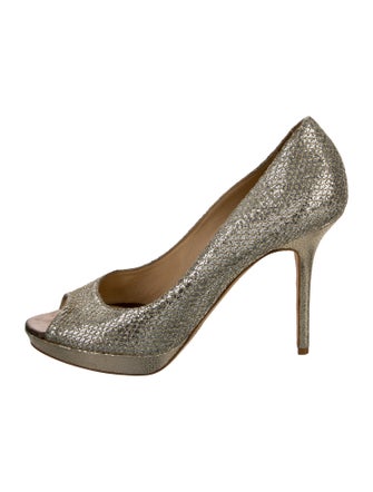 Jimmy Choo Glitter Glitter Accents Pumps