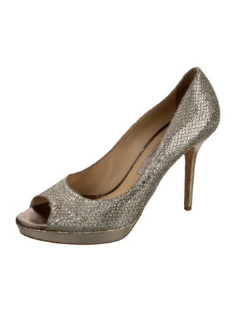 Jimmy Choo Glitter Glitter Accents Pumps